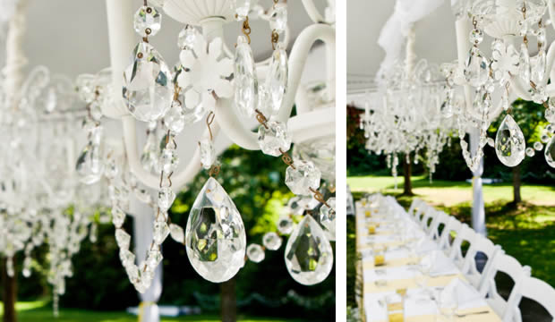 Decoración de bodas con cristales : fiancee bodas Chandeliers Candelabros decoración