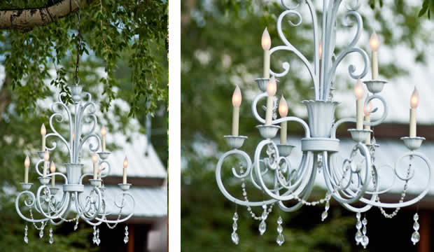 Decoración de bodas con cristales : fiancee bodas Chandeliers Candelabros decoración