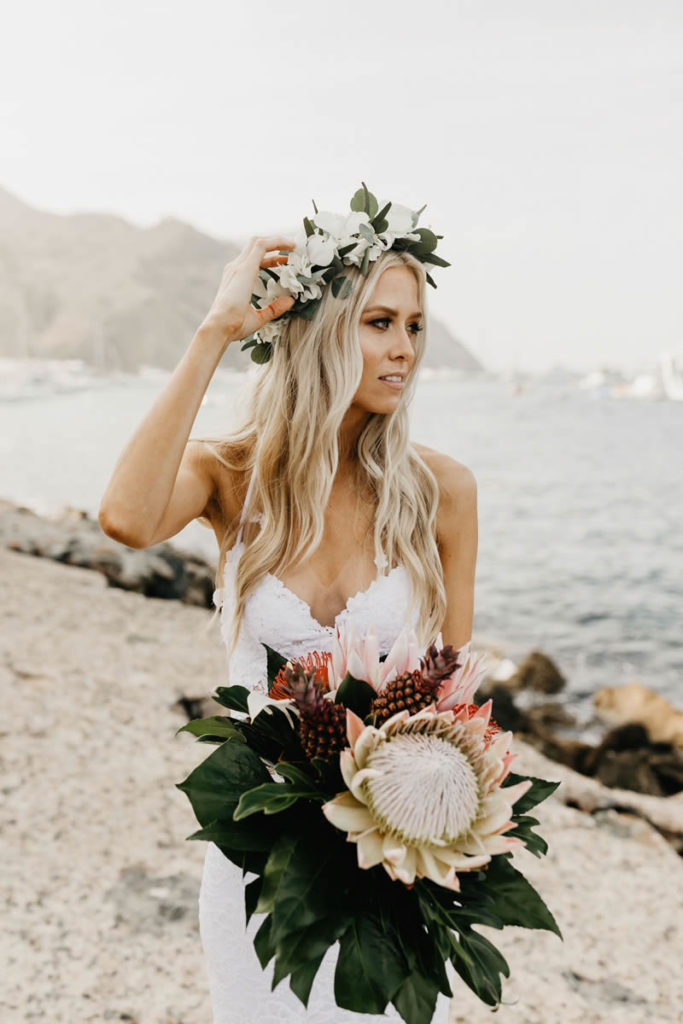 Ideas De Peinados De Novia Para Una Boda De Playa Fiancee Bodas