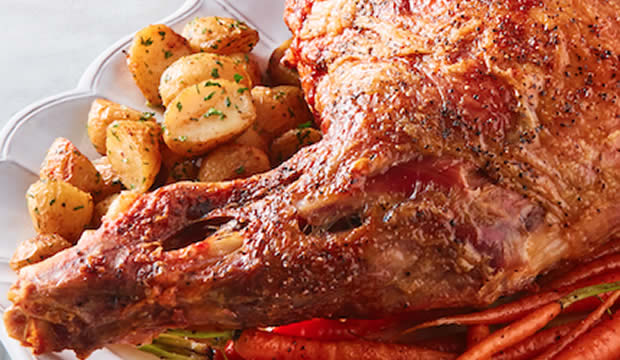 Receta de pierna de jabalí rostizada