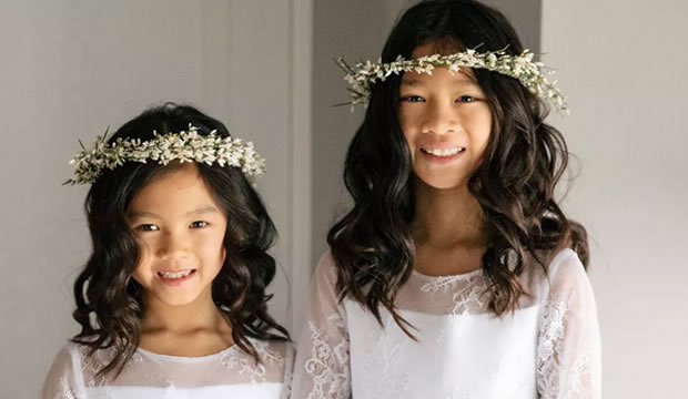 Increíbles peinados para las meninas de la novia