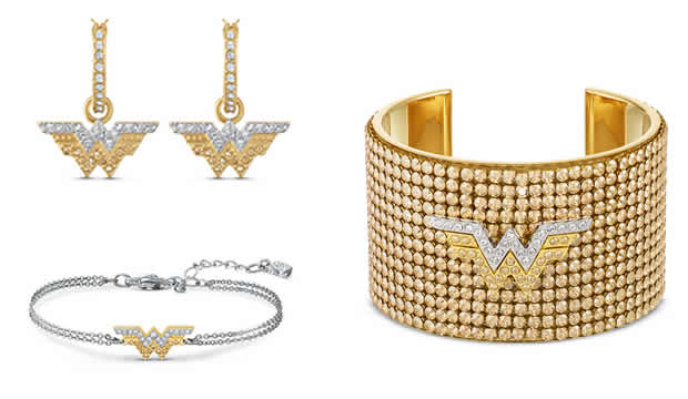 Esta resplandeciente colección de joyería se ha inspirado en la emblemática armadura dorada de Wonder Woman
