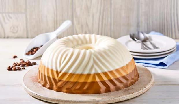 Receta gelatina de capuchino y dulce de leche