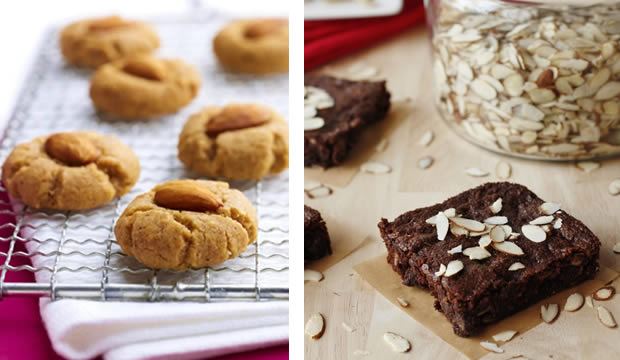 Dos recetas de snacks con almendras fáciles de preparar