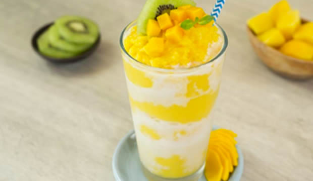 ¿Acaso hay algo más delicioso para combatir el calor que un frappé de mango con La Lechera?