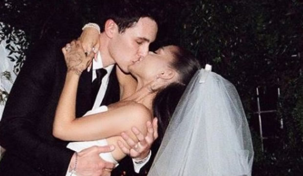 Descubre el inspirador look de Ariana Grande el día de su boda
