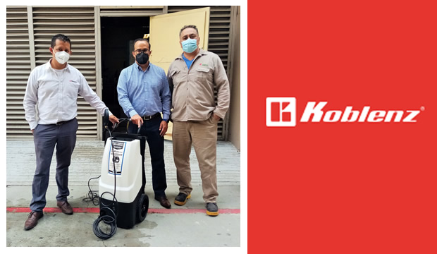 Koblenz dona Sanitizadoras a Hospitales de la Ciudad de México y Edomex para una limpieza profunda