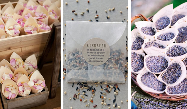 Alternativas para crear confeti sustentable para el día de tu boda