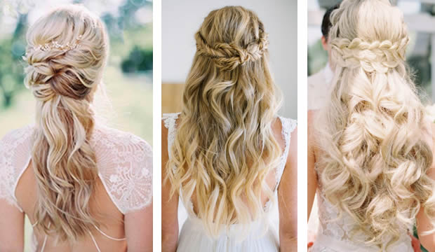 Ideas de peinados de novia para una boda de playa