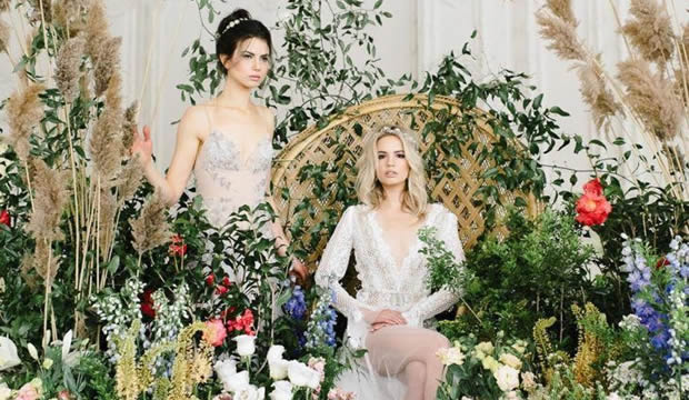 Instalaciones florales gigantes con una alta dosis de creatividad para tu decoración de bodas