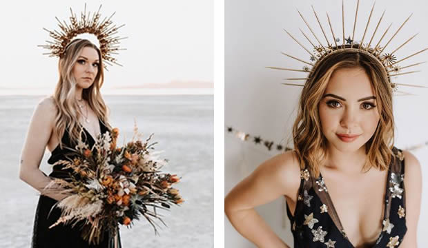 Coronas halo para novias que quieren marcar tendencia en su día especial