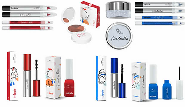 By Apple presenta una colección de maquillaje inspirada en cuatro icónicas princesas de Disney