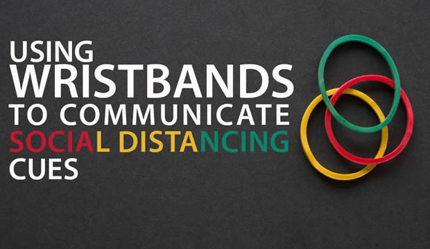 Estas son las pulseras de distanciamiento social que los novios están obsequiando a sus invitados en las bodas