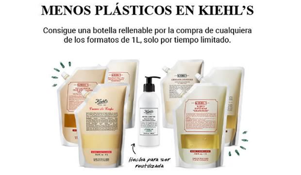 Tus fórmulas favoritas de Kiehl’s para el cuerpo y cabello ahora en formato sostenible y reutilizable
