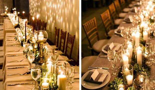 Ideas absolutamente adorables para decorar tu boda con velas