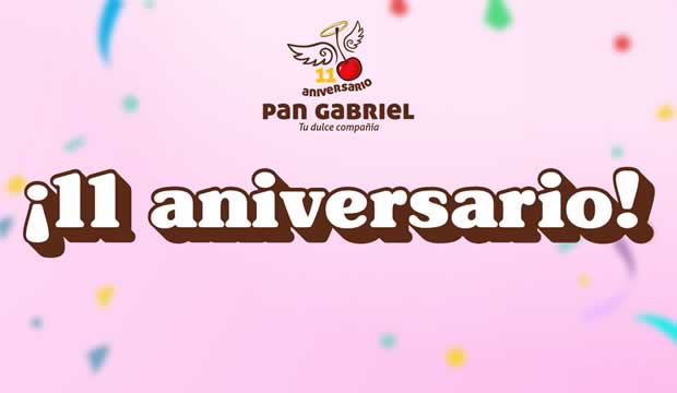 Pan Gabriel celebra sus primeros once años de exquisitos momentos