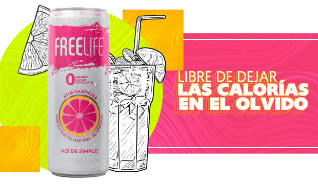 Éntrale a la nueva tendencia de tomar agua con gas, con FreeLife