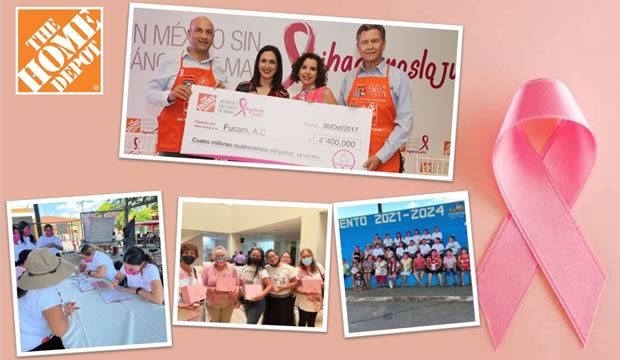 The Home Depot y sus proveedores se suman a la lucha contra el cáncer de mama