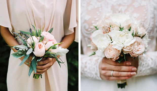 Si piensas en un ramo de novia sencillo y discreto pero romántico y moderno, ¡el ramo posy es para ti!
