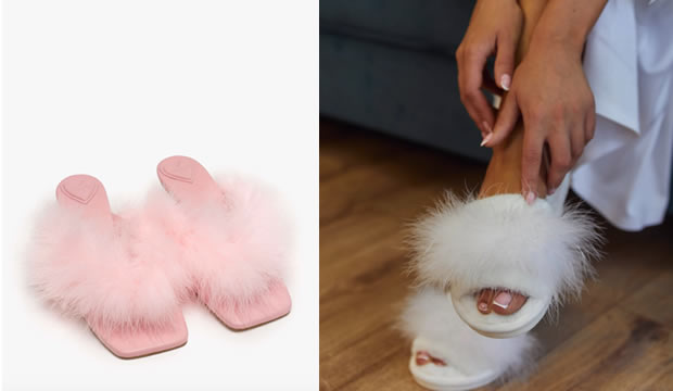 Las mejores pantuflas de novia para usar la mañana de tu boda