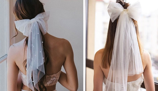 Lazos en el pelo, la tendencias más ‘cool’ para decorar el peinado de la novia