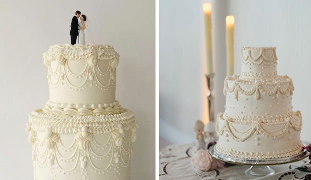 Pasteles de boda con vibras retro, la tendencia nupcial más bonita de esta temporada