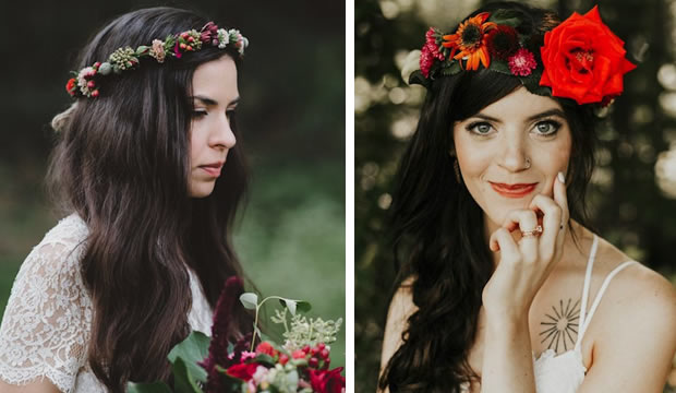 Tocados florales para impresionar en tu boda