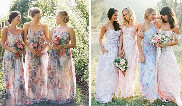 25 asombrosas ideas de vestidos de fiesta para tus damas de honor en una boda de primavera