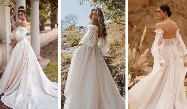 Los vestidos de novia que parecen extraídos de cuento de hadas serán la tendencia nupcial más romántica de 2023
