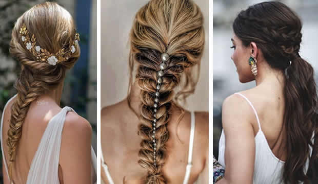 25 peinados de novia que le dan un nuevo giro a las clásicas trenzas