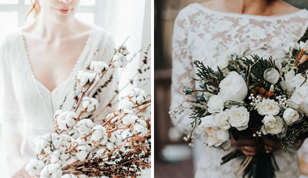 Ramos de novia perfectos para una boda de invierno