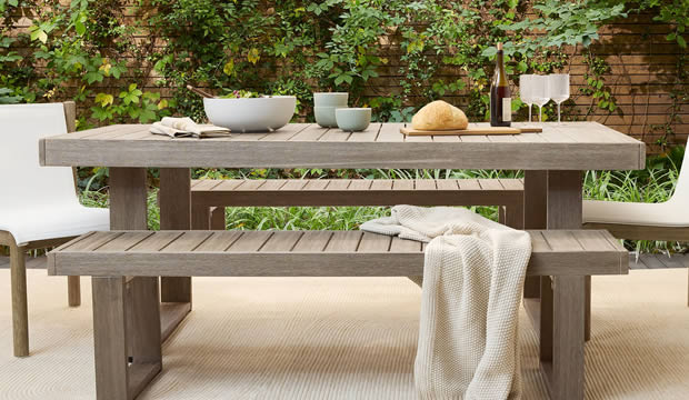 Terrazas sostenibles: consejos de West Elm para un estilo de vida amigables con el medio ambiente y al aire libre