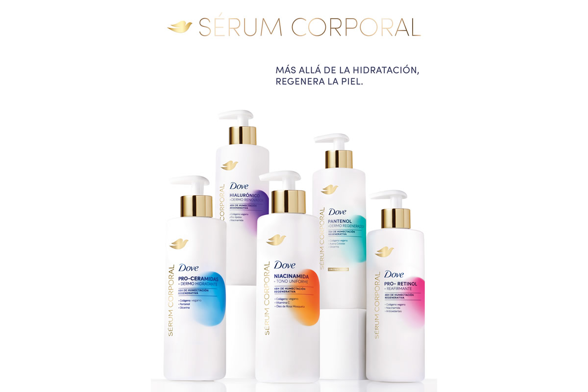 Consiente y protege tu piel con los nuevos sérums corporales dermo hidratantes de Dove