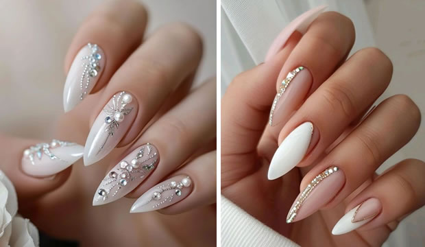Hermosas ideas para el diseño de tus uñas en el día de tu boda
