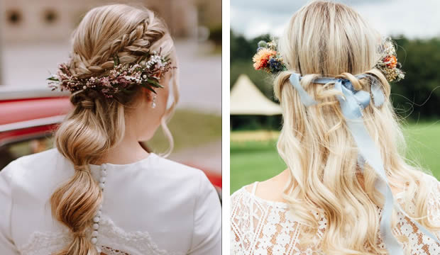 Ideas de peinados de boda para novias de espíritu libre
