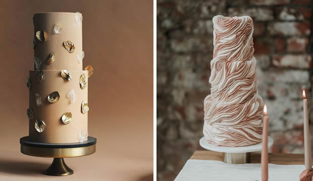 Pasteles de boda que son perfectos para una boda de otoño