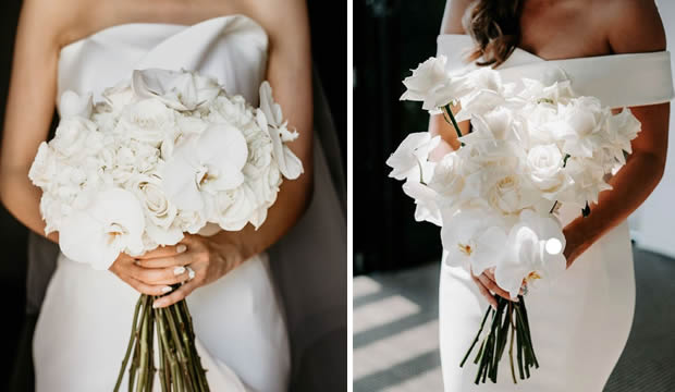 Los ramos de novia con flores blancas se convierten en favoritos para las bodas de 2025