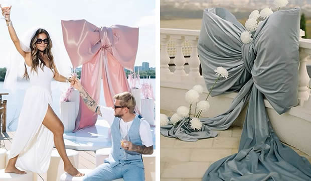 Los moños en la decoración de bodas son la tendencia más romántica de 2025