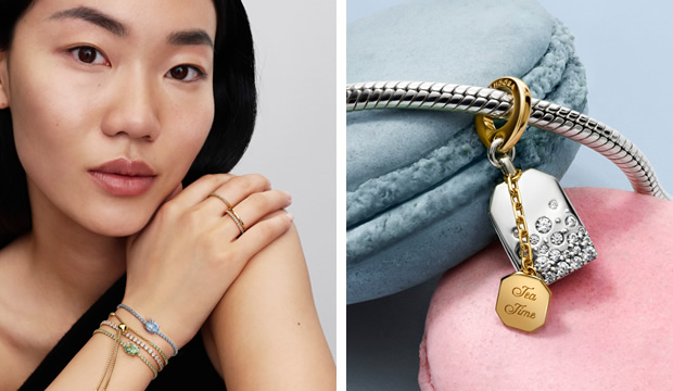 Estas piezas de joyería de Pandora x Bridgerton celebran el encanto y la autoexpresión