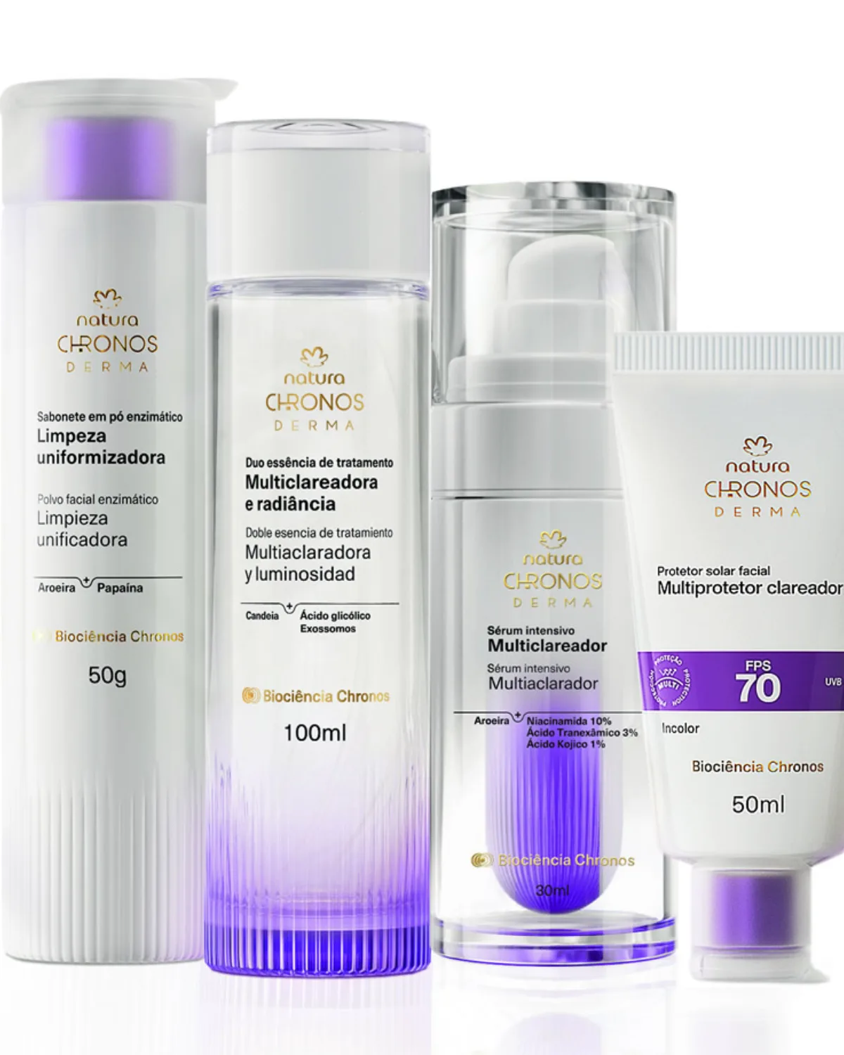 Rutina multiaclaradora de manchas Chronos Derma