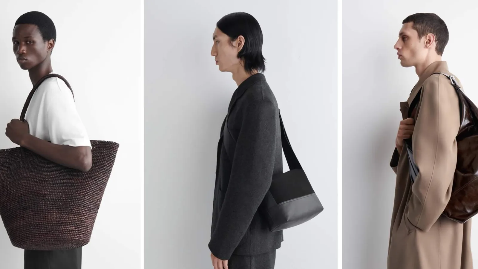 COS demuestra por qué los bolsos para hombre ya son indispensables