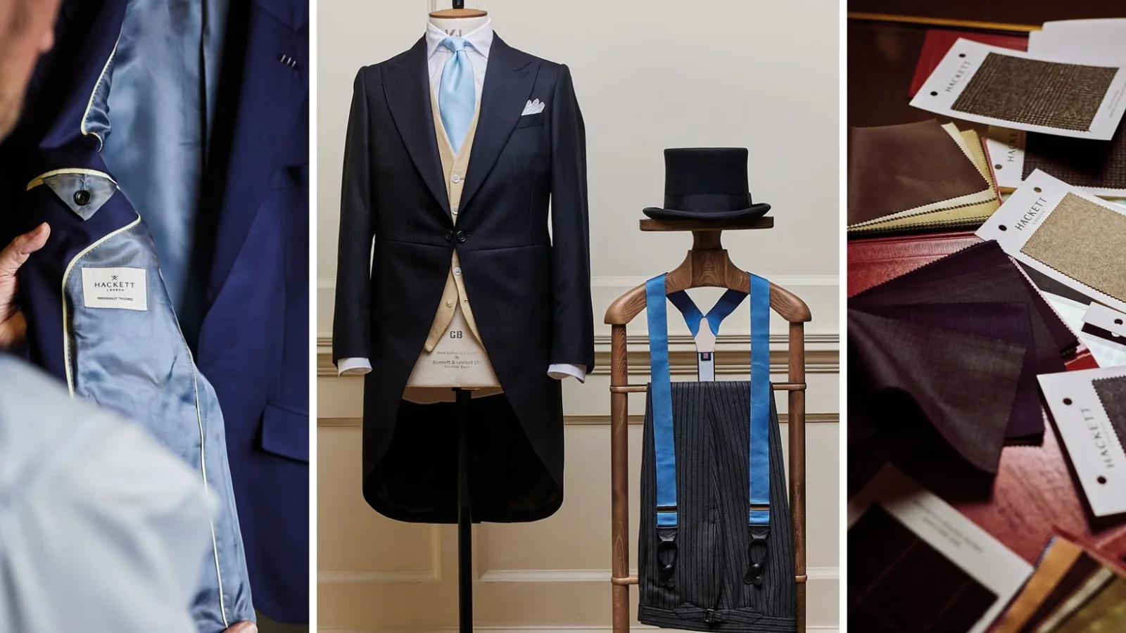 El traje del novio también cuenta una historia: así es la propuesta nupcial de Hackett London