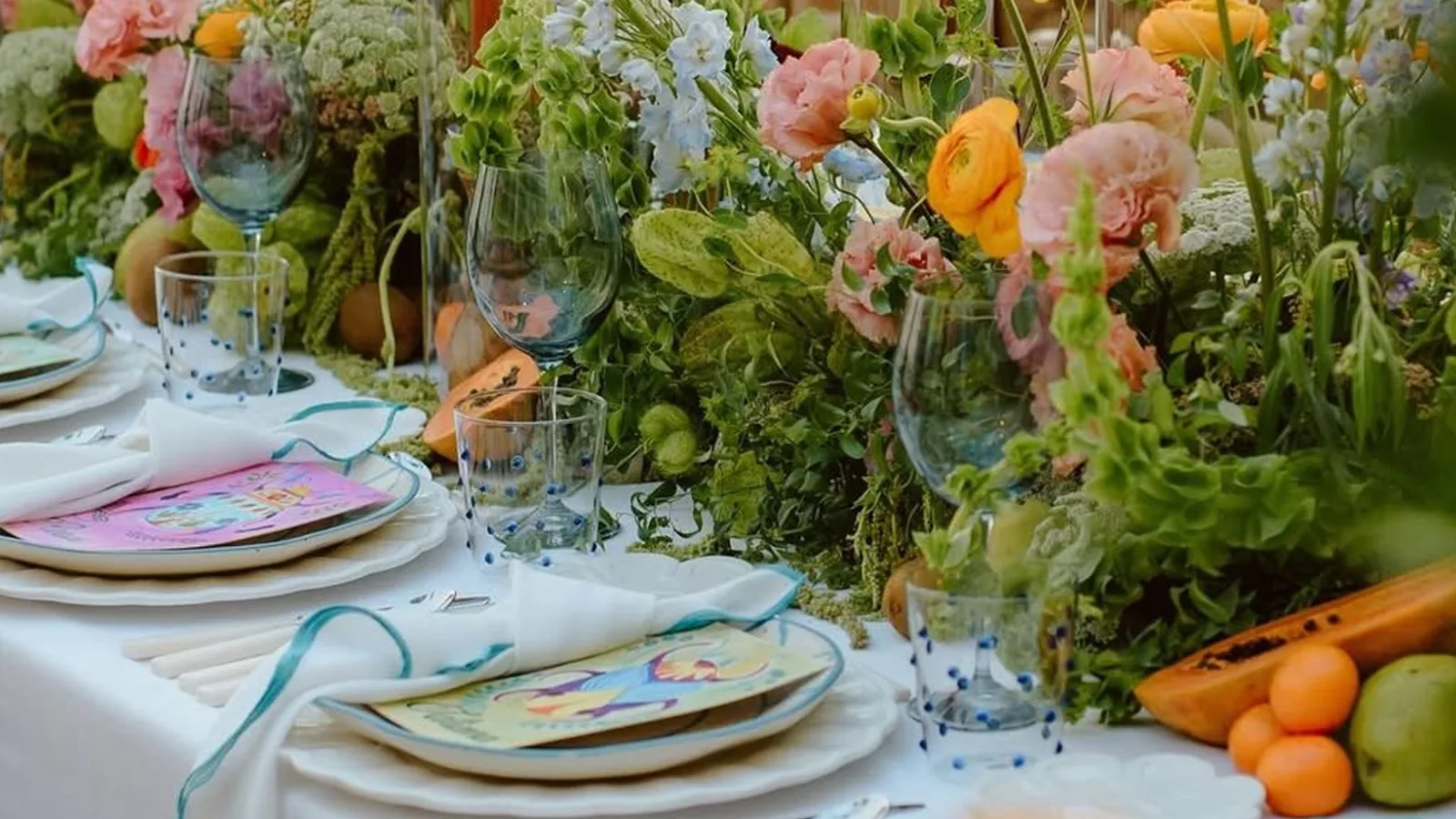Inspiración: mesas de verano y elegancia al aire libre