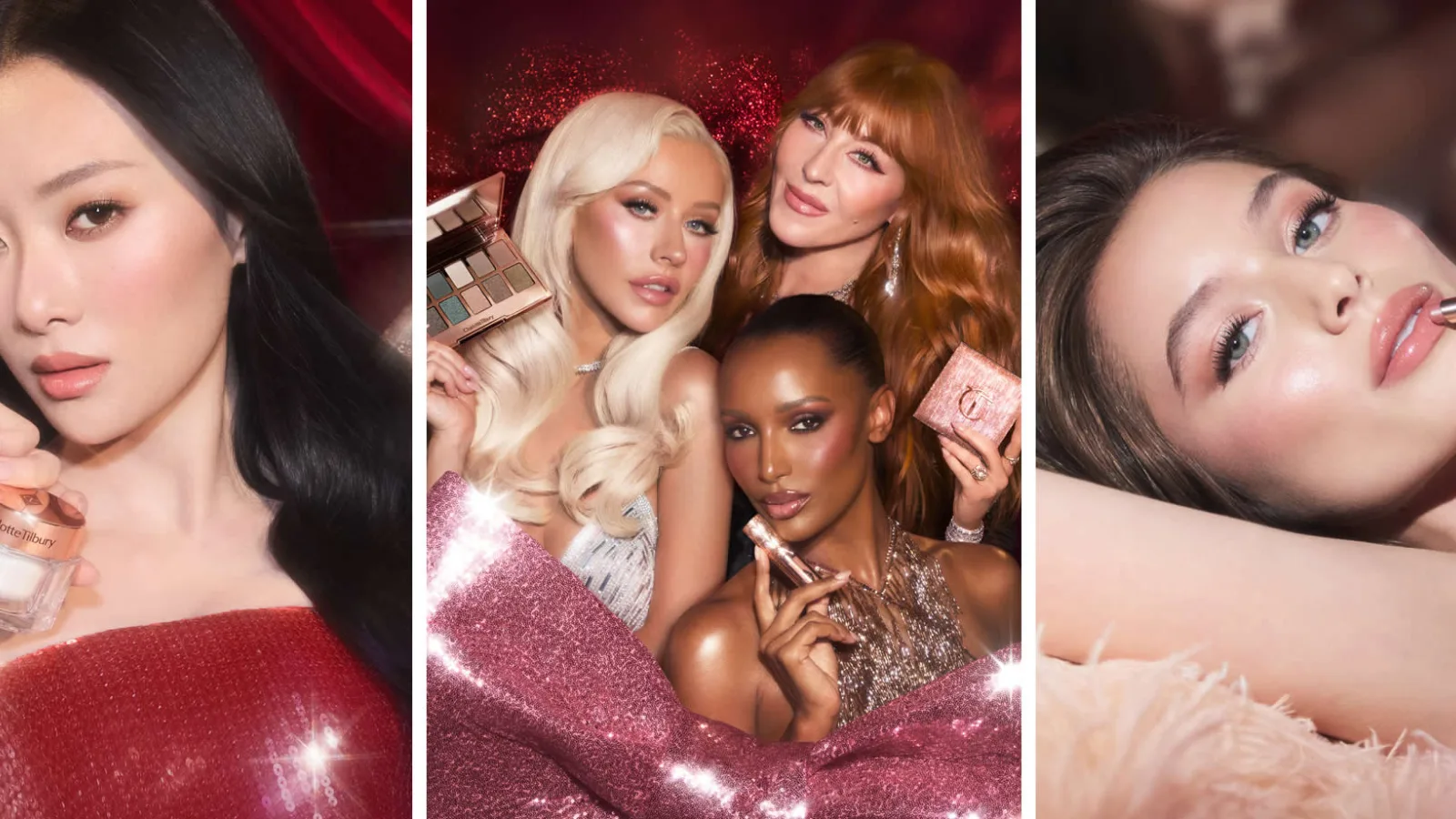 Christina Aguilera es la estrella de “Hollywood Holiday Wonderland”, la más reciente colección de Charlotte Tilbury