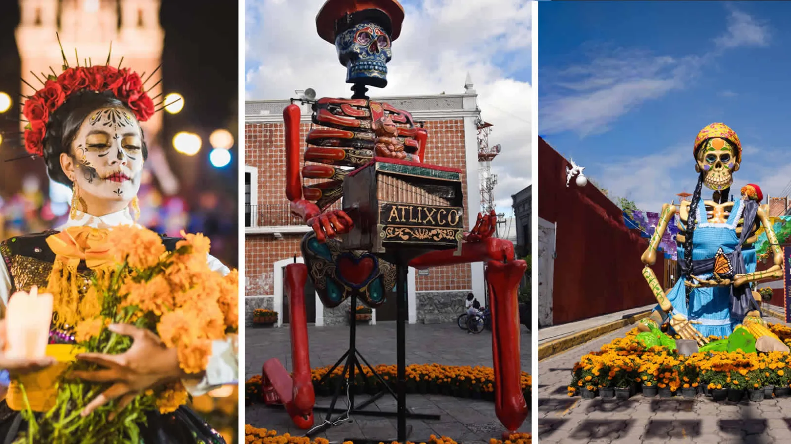 Día de Muertos 2026: de las catrinas gigantes de Atlixco a Teotihuacán en bicicleta, así se vive México con Civitatis