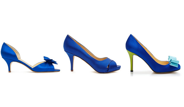 Kate Spade: zapatos de novia azul colección 2013 : Bodas