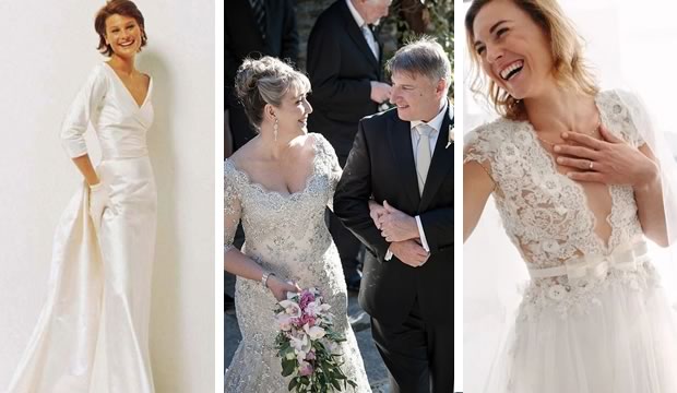 Estas son las ideas de vestidos de novia que están buscando en Pinterest  las mujeres maduras : Fiancee Bodas