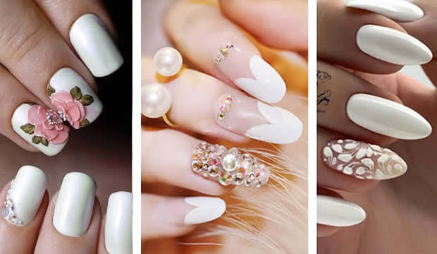 Diez asombrosos diseños de uñas para usar el día de tu boda : Fiancee Bodas