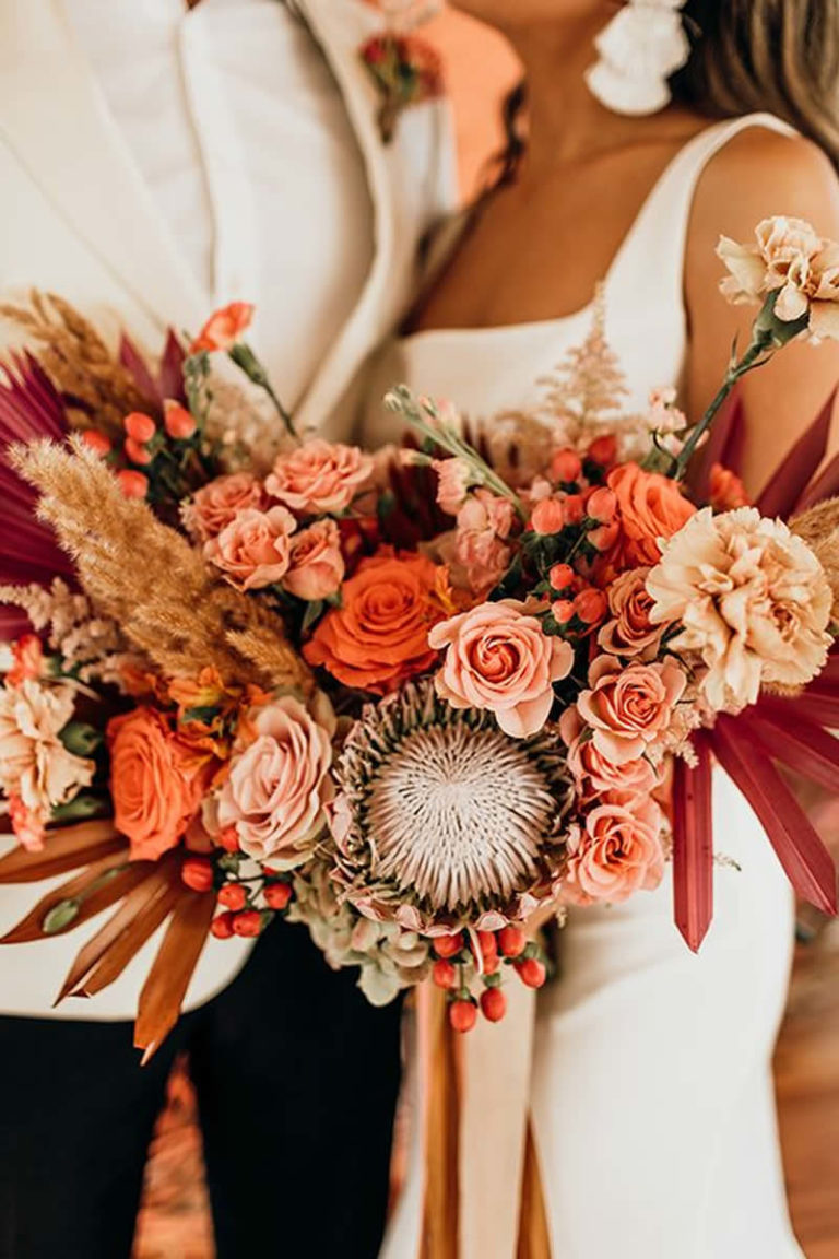 Ideas para usar el color terracota en tu decoración de bodas Fiancee