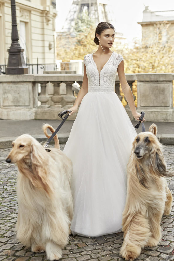 vestidos novia rosa clara 2021